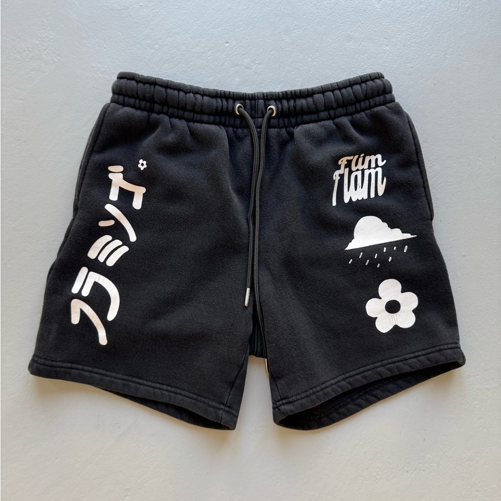 Stylish Black Graphic Women's Shorts